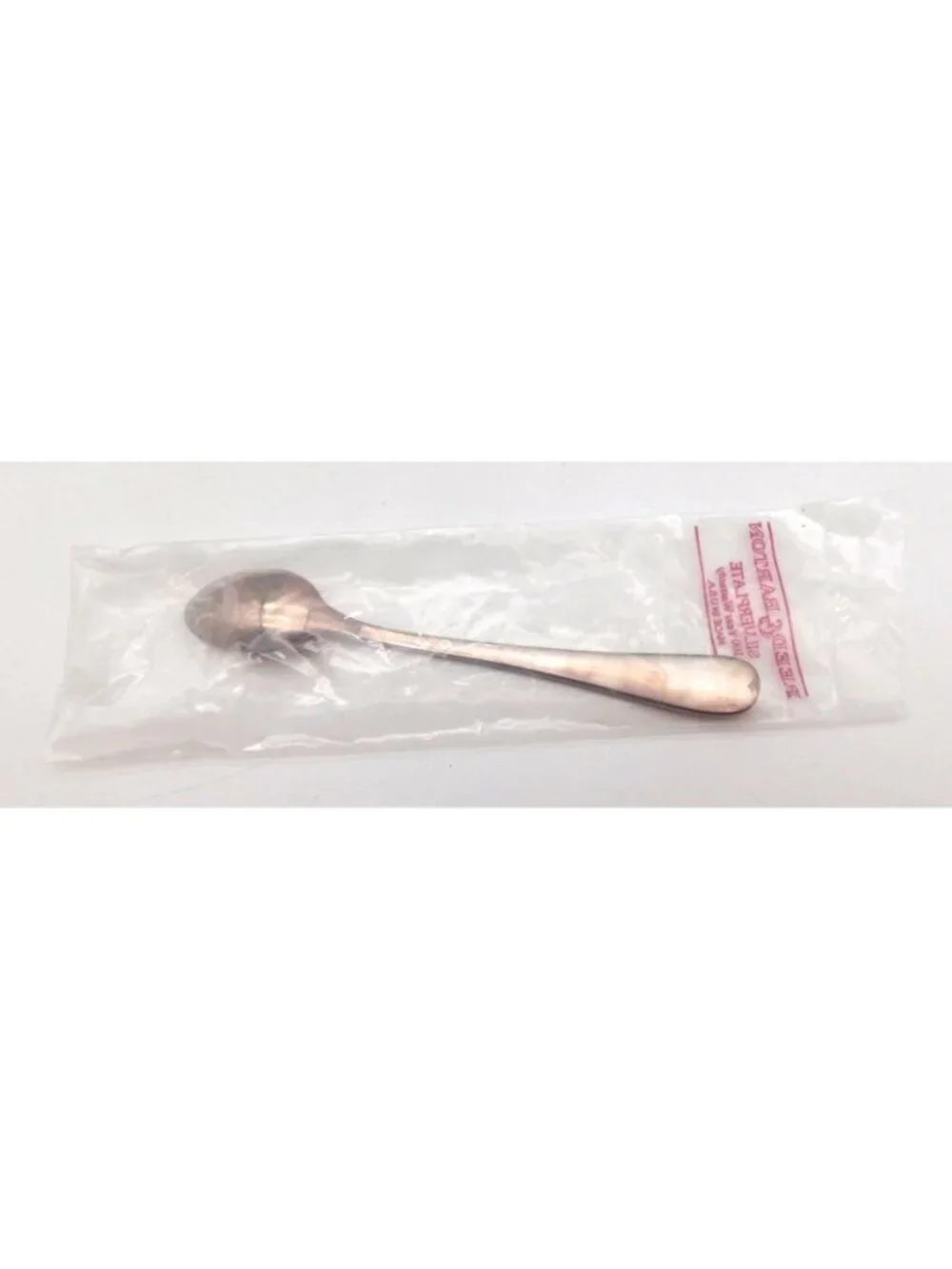 Reed & Barton Silverplate Infant Baby Feeding Spoon In Box Made in USA